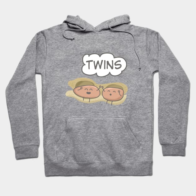 Twins, like a nuts seeds Hoodie by Applesix